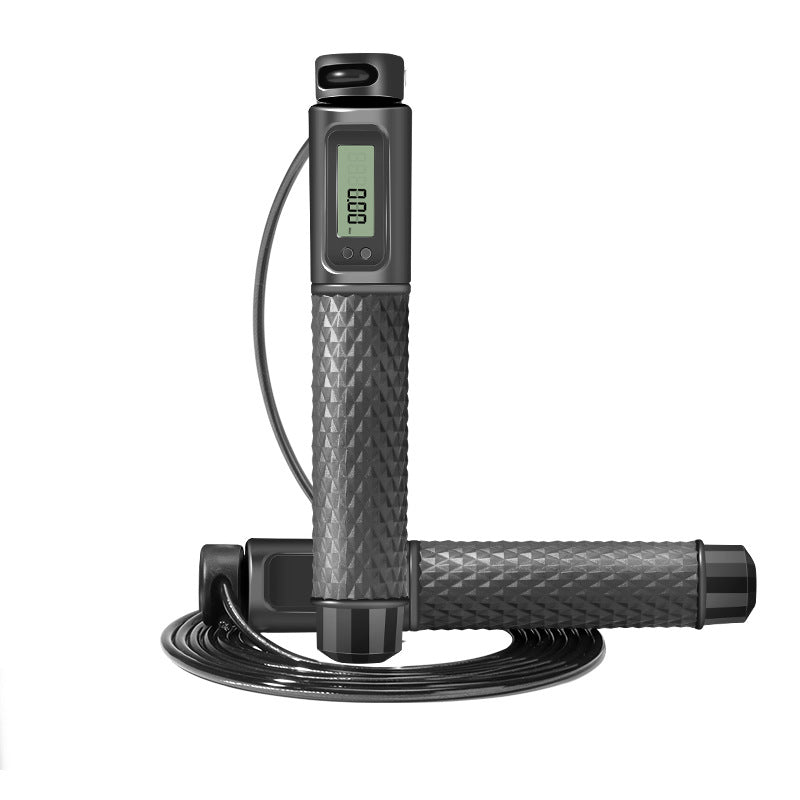 2-in-1 Cordless Jump Rope with Digital Counter & Weighted Handles