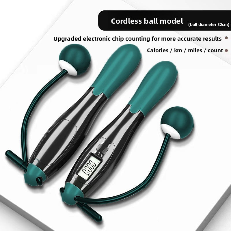 Smart Electronic Jump Rope with Digital Counter & Cordless Option