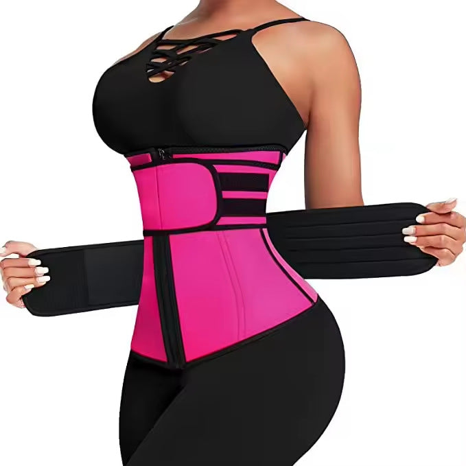 Adjustable Waist Trimmer Belt for Core Training & Sweat Support