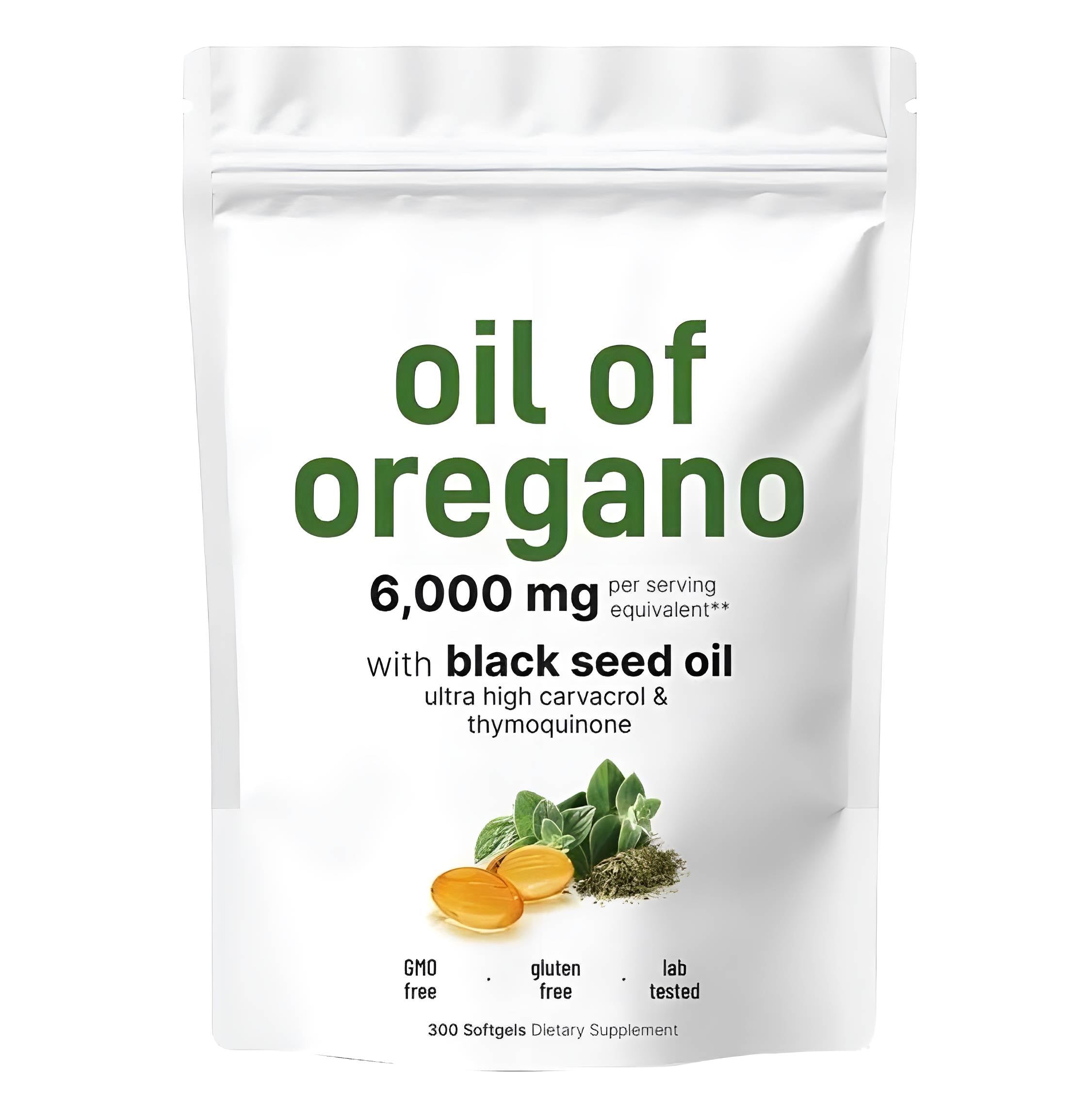 Oregano Oil Soft Capsules for Immune & Wellness Support
