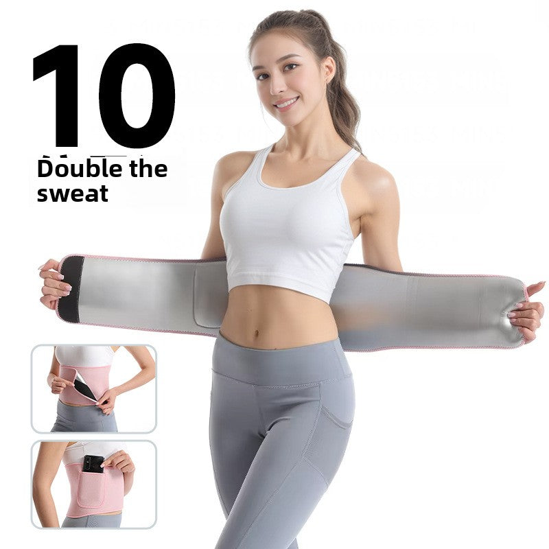 Breathable Sweat Waist Trainer Belt for Fitness & Running