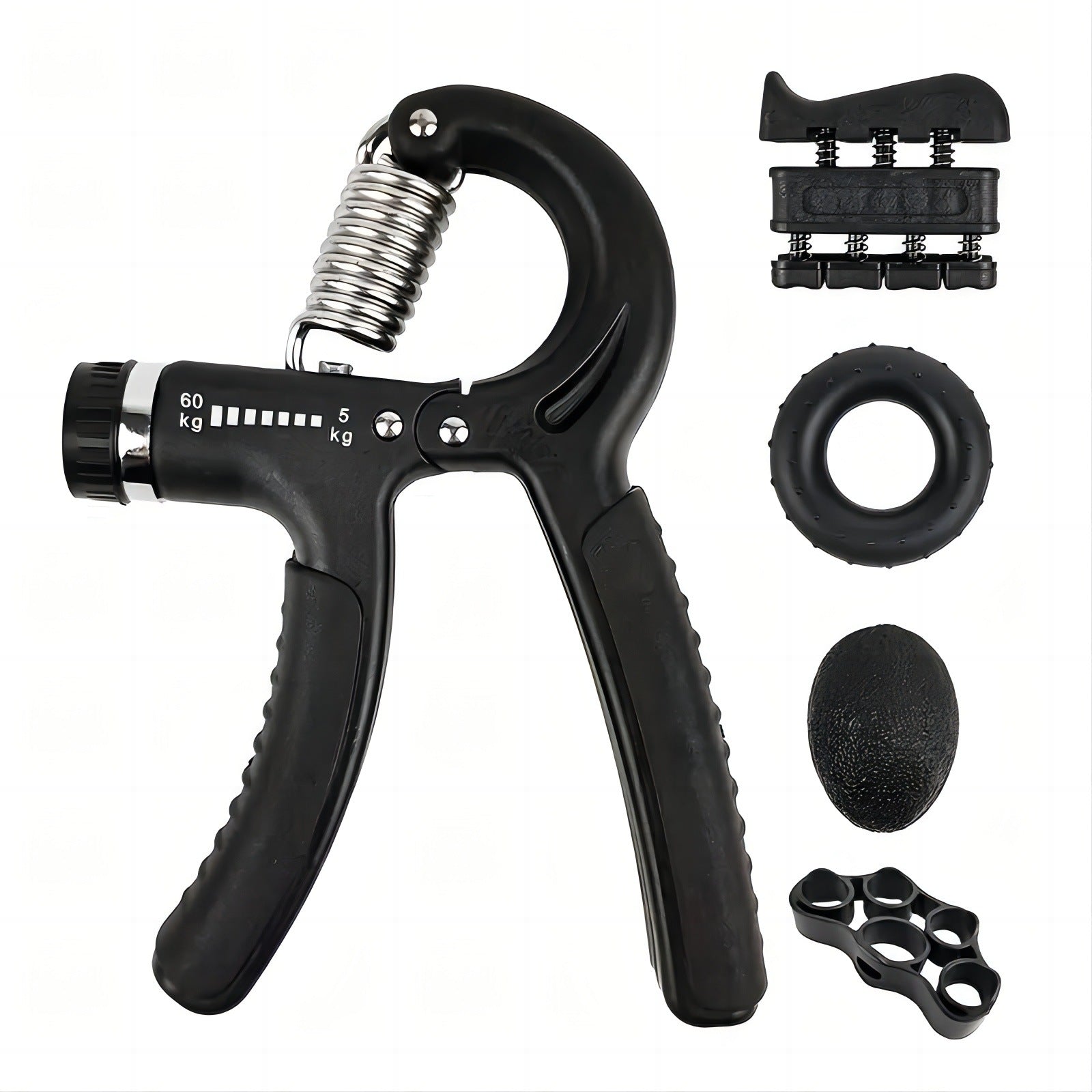 Hand Grip Strengthener Set for Strength, Therapy & Rehabilitation