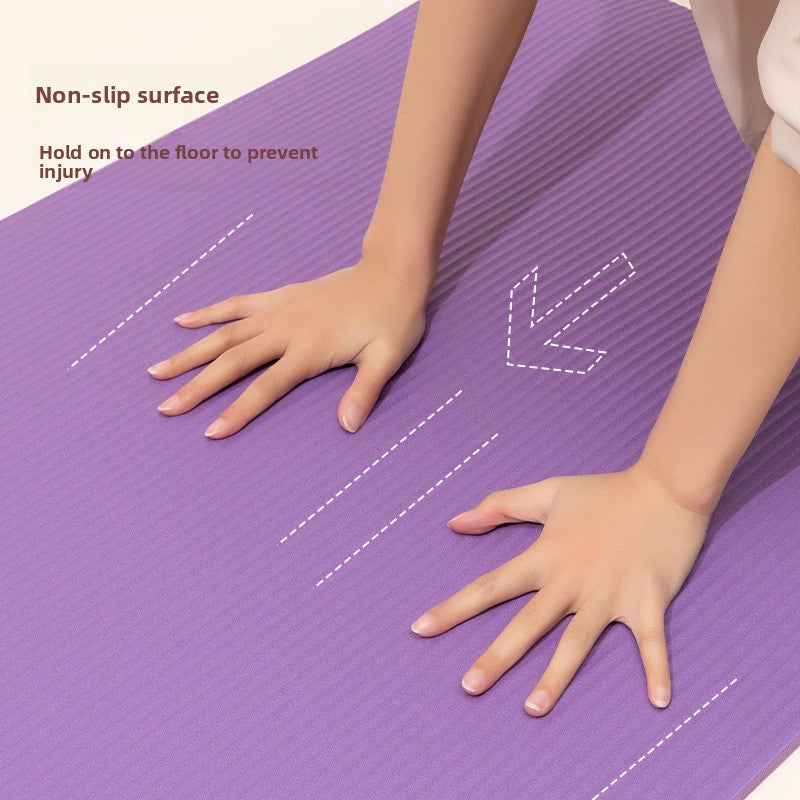 Extra Long Non-Slip Yoga Mat for Fitness & Home Workouts