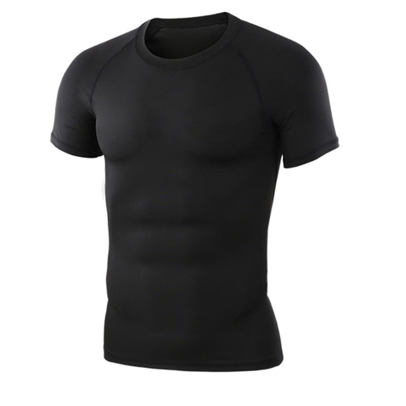 Men’s Quick-Dry Compression Gym T-Shirt with High Stretch