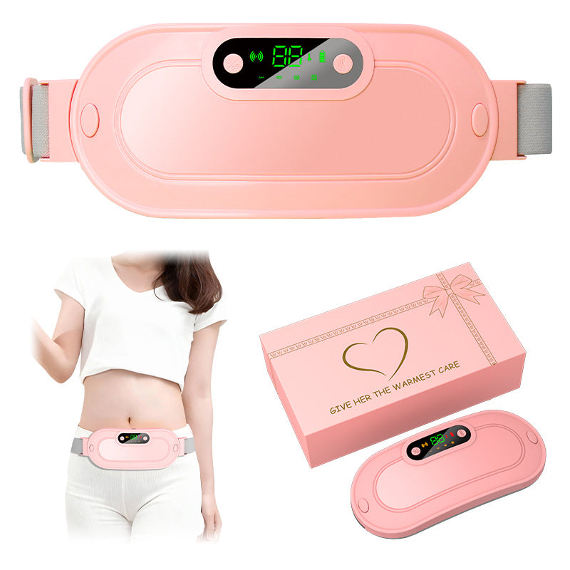 Portable Menstrual Heating Pad with Vibration & Adjustable Heat
