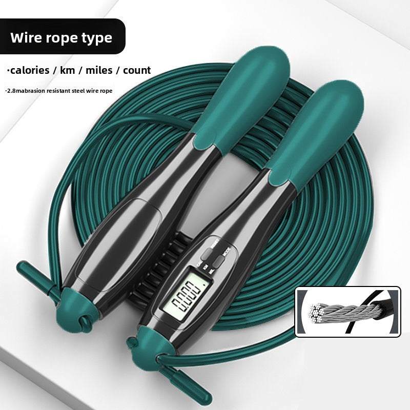 Smart Electronic Jump Rope with Digital Counter & Cordless Option