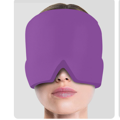 Adjustable Hot & Cold Gel Therapy Head Wrap for Migraine Relief
