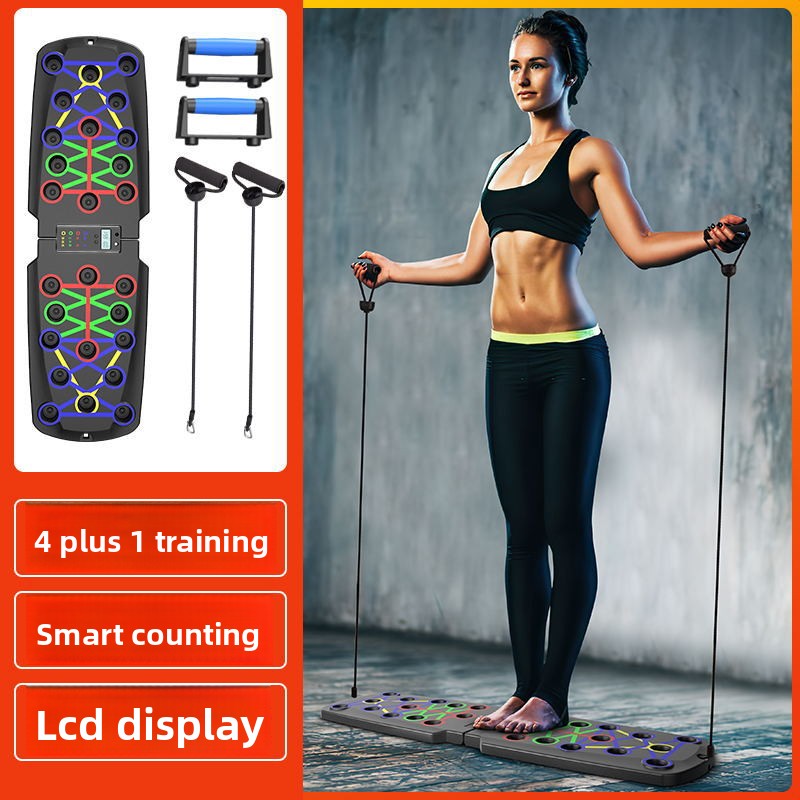 Multifunctional Push-Up Training Board System for Full Upper Body Workouts