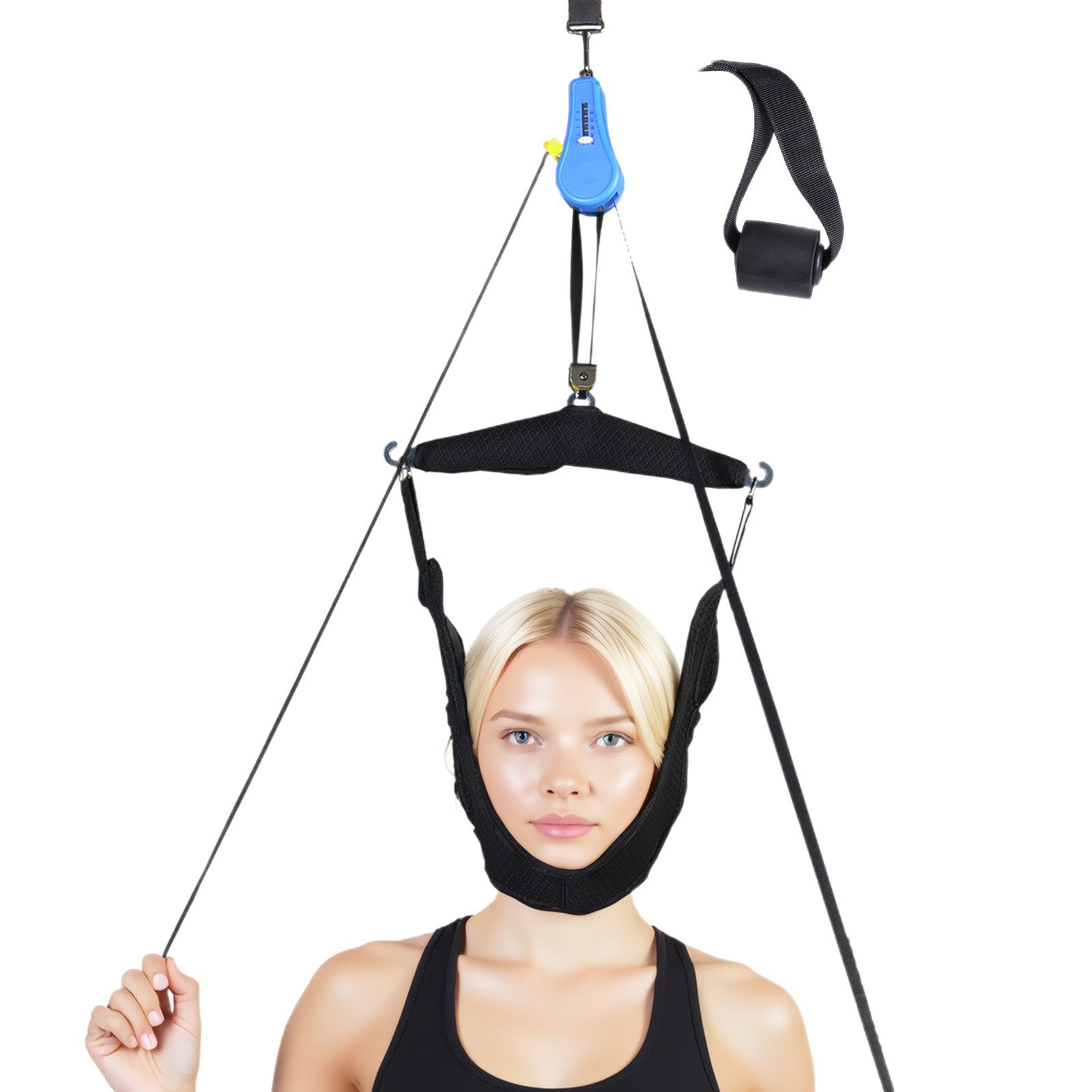 Adjustable Cervical Neck Traction Device for Pain Relief & Spinal Support