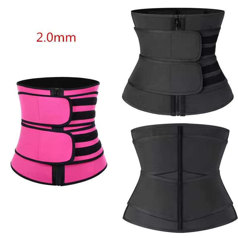 Adjustable Waist Trimmer Belt for Core Training & Sweat Support