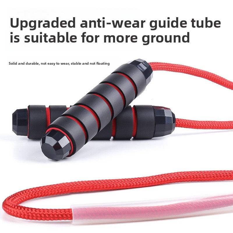 Adjustable Weighted Jump Rope for Cardio & Fat Burning