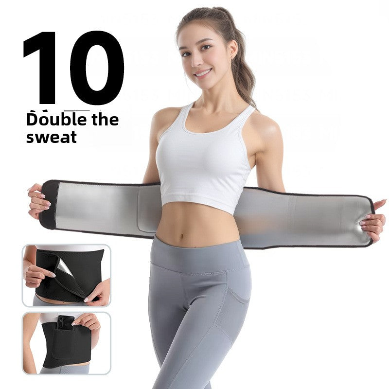 Breathable Sweat Waist Trainer Belt for Fitness & Running