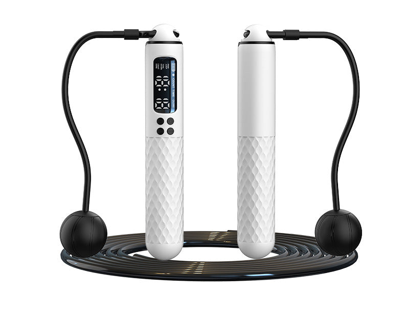 Rechargeable Smart Jump Rope with Digital Counter & Cordless Mode