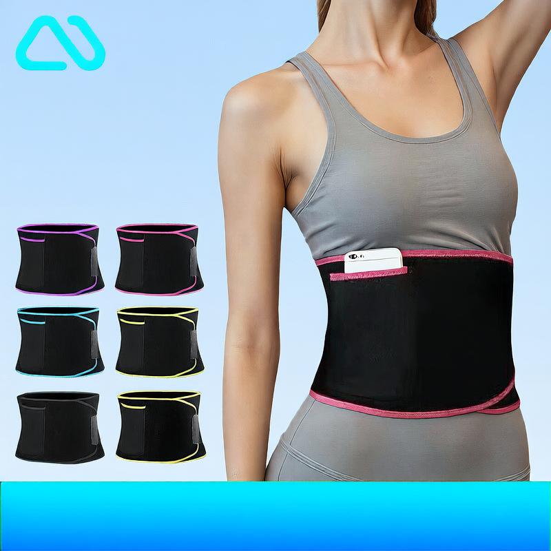 Breathable Sweat Waist Trainer Belt for Fitness & Running