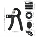 Hand Grip Strengthener Set for Strength, Therapy & Rehabilitation