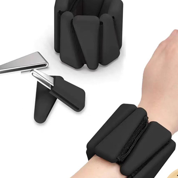 Adjustable Silicone Wrist & Ankle Weights for Strength Training