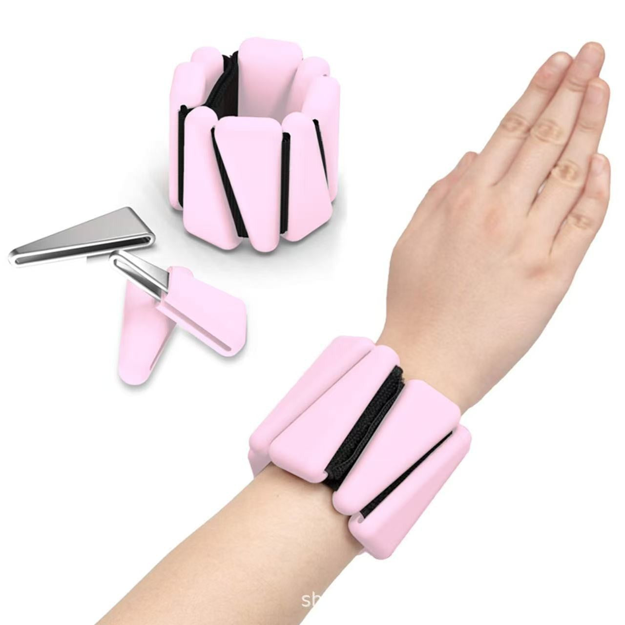 Adjustable Silicone Wrist & Ankle Weights for Strength Training