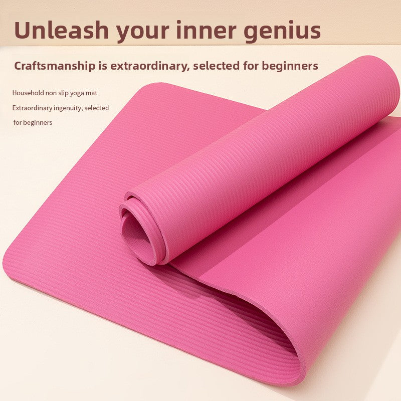 Extra Long Non-Slip Yoga Mat for Fitness & Home Workouts