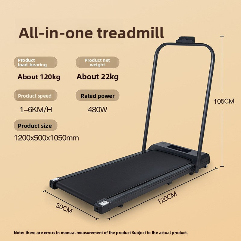 Foldable Electric Treadmill for Home Walking & Running