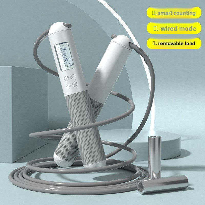 Cordless Smart Jump Rope with Digital Counter for Indoor Cardio