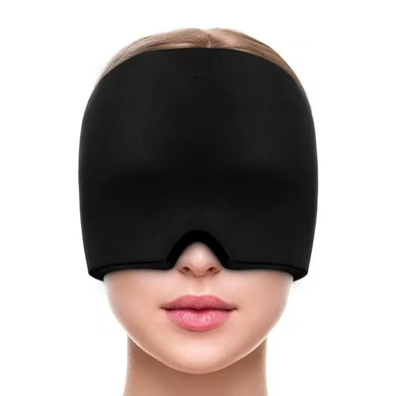 Adjustable Hot & Cold Gel Therapy Head Wrap for Migraine Relief