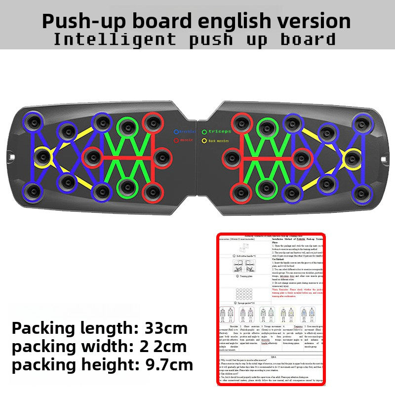 Multifunctional Push-Up Training Board System for Full Upper Body Workouts