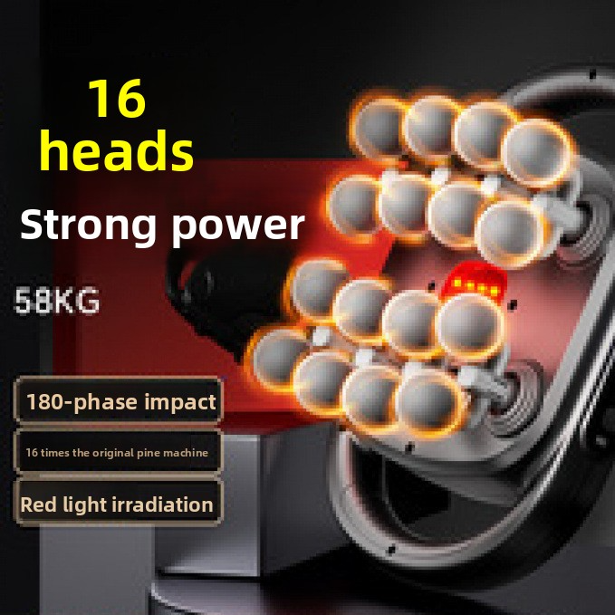 Professional 16-Head Massage Gun for Deep Tissue Muscle Recovery