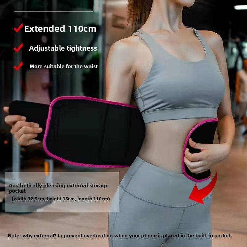 Breathable Sweat Waist Trainer Belt for Fitness & Running