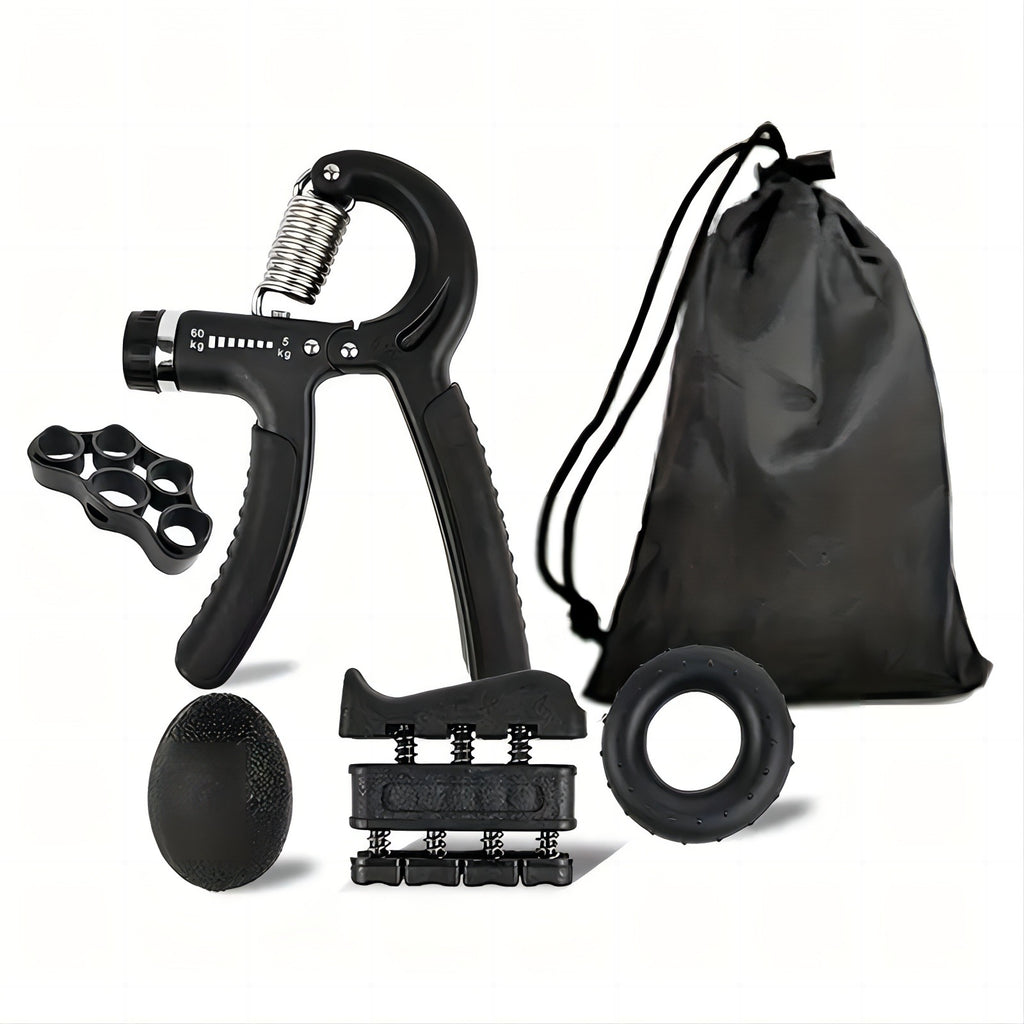 Hand Grip Strengthener Set for Strength, Therapy & Rehabilitation