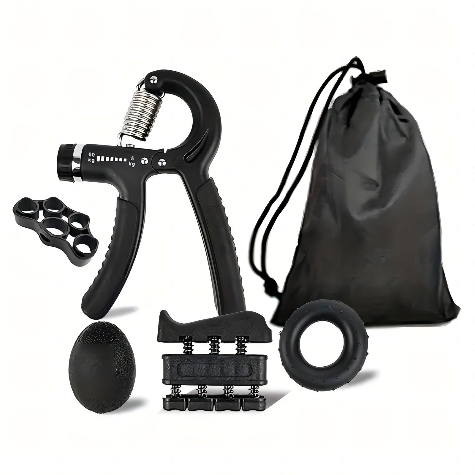 Hand Grip Strengthener Set for Strength, Therapy & Rehabilitation