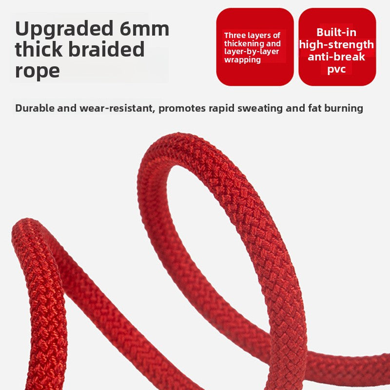 Adjustable Weighted Jump Rope for Cardio & Fat Burning