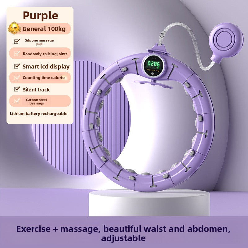 Smart Weighted Hula Hoop with LCD Counter for Waist Toning