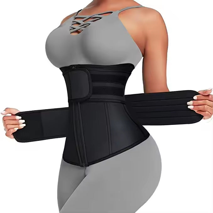 Adjustable Waist Trimmer Belt for Core Training & Sweat Support