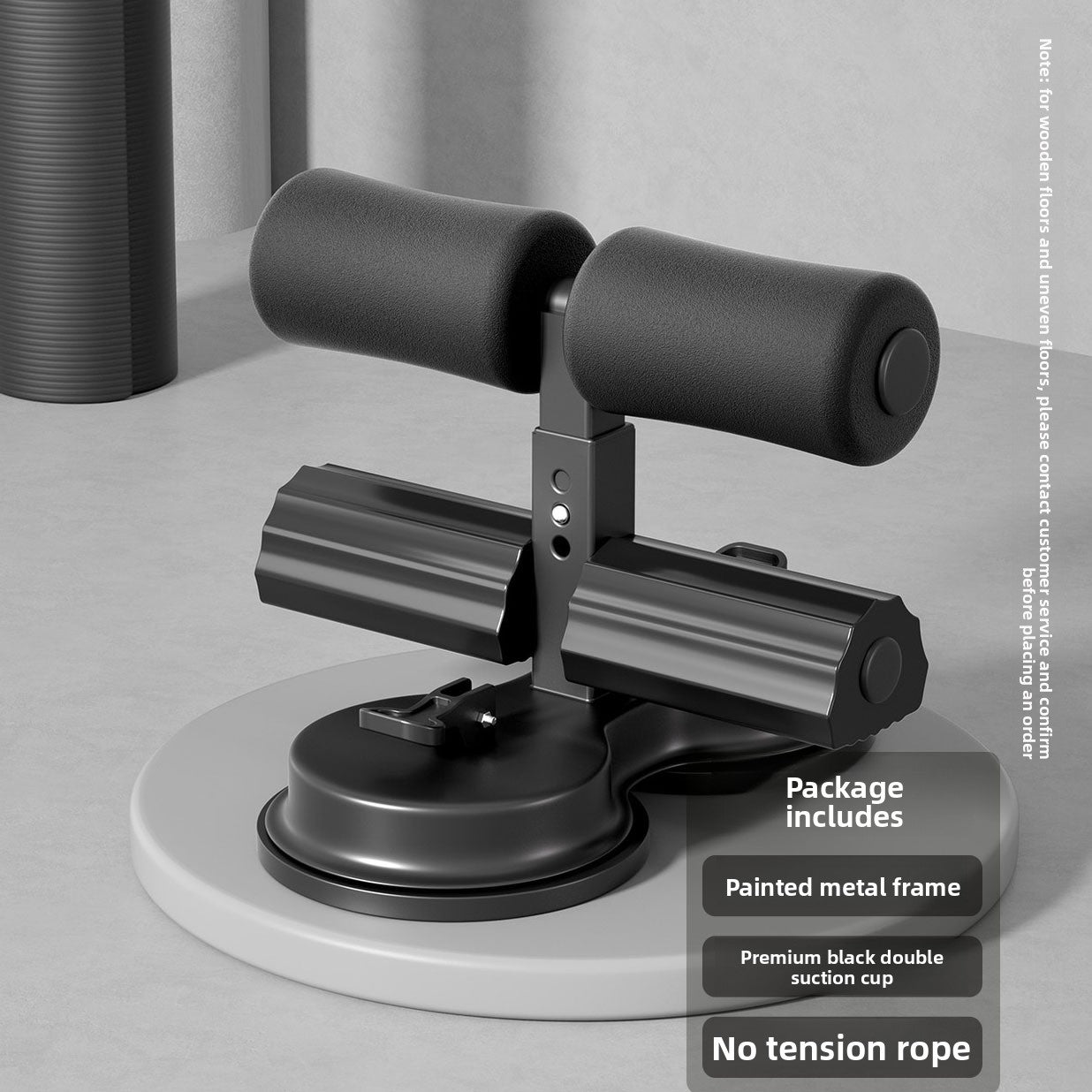 Multi-Functional Sit-Up Trainer with Suction Base & Resistance Bands
