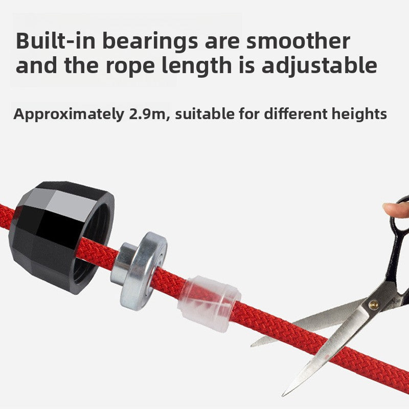 Adjustable Weighted Jump Rope for Cardio & Fat Burning