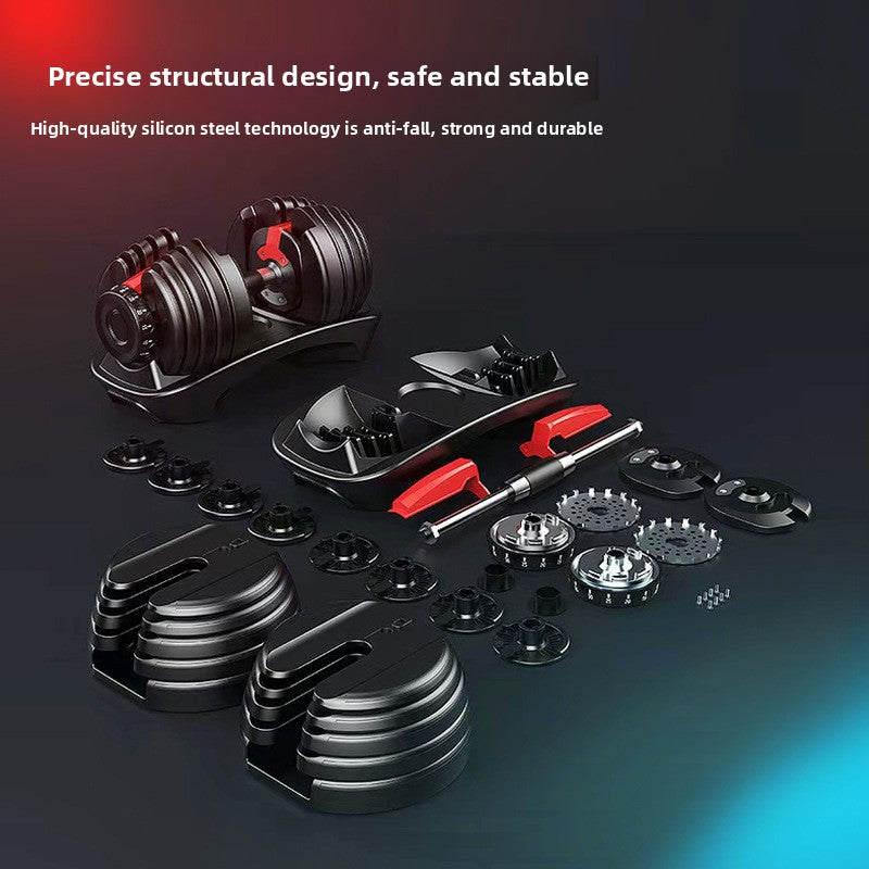 Adjustable Dumbbell Set for Home Strength Training (Up to 24kg)