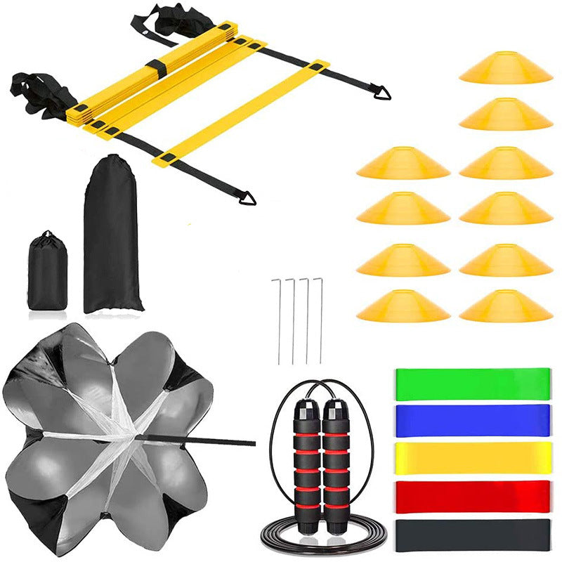 Agility Ladder Training Set with Resistance Parachute for Speed & Coordination